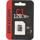 Флеш карта microSDXC 128GB Hikvision HS-TF-C1(STD)/128G/ZAZ01X00/OD C1 V30 w/o adapter