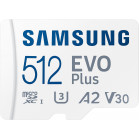 Флеш карта microSDXC 512GB Samsung MB-MC512KA EVO PLUS + adapter