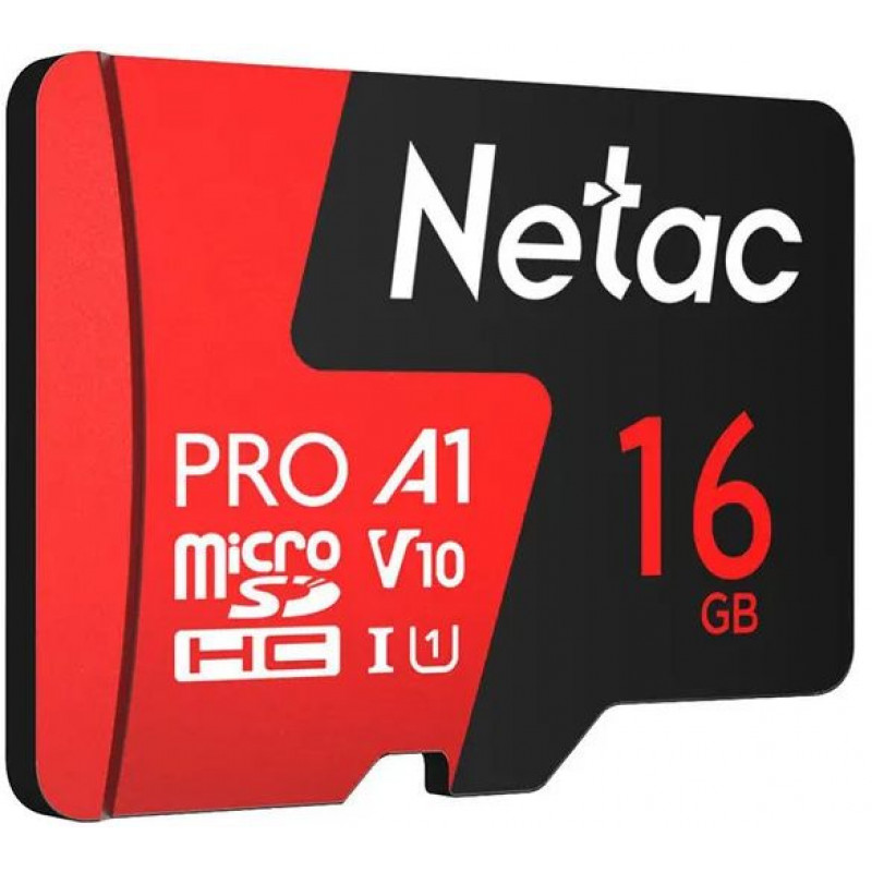 Флеш карта microSDHC 16GB Netac NT02P500PRO-016G-S P500 Extreme Pro V10 A1 w/o adapter Флеш карта microSDHC 16GB Netac NT02P500PRO-016G-S P500 Extreme Pro V10 A1 w/o adapter