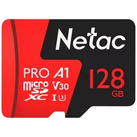 Флеш карта microSDXC 128GB Netac NT02P500PRO-128G-S P500 Extreme Pro A1 w/o adapter