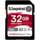 Флеш карта SDHC 32GB Kingston SDR2/32GB Canvas React Plus + adapter