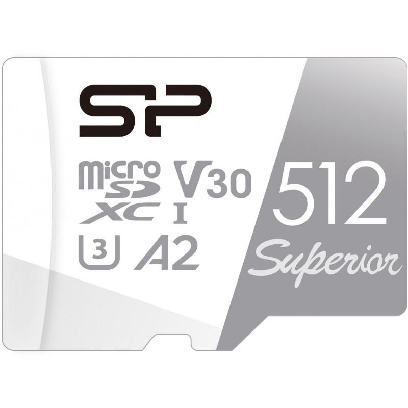 Флеш карта microSDXC 512GB Silicon Power SP512GBSTXDA2V20 Superior V30 A2 w/o adapter Флеш карта microSDXC 512GB Silicon Power SP512GBSTXDA2V20 Superior V30 A2 w/o adapter