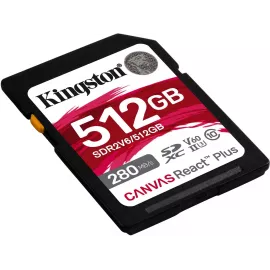 Флеш карта SDXC 512GB Kingston SDR2V6/512GB Canvas React Plus w/o adapter