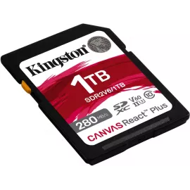 Флеш карта SDXC 1TB Kingston SDR2V6/1TB Canvas React Plus w/o adapter
