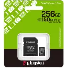 Флеш карта microSDXC 256GB Kingston SDCS3/256GB Canvas Select Plus V10 A1 + adapter