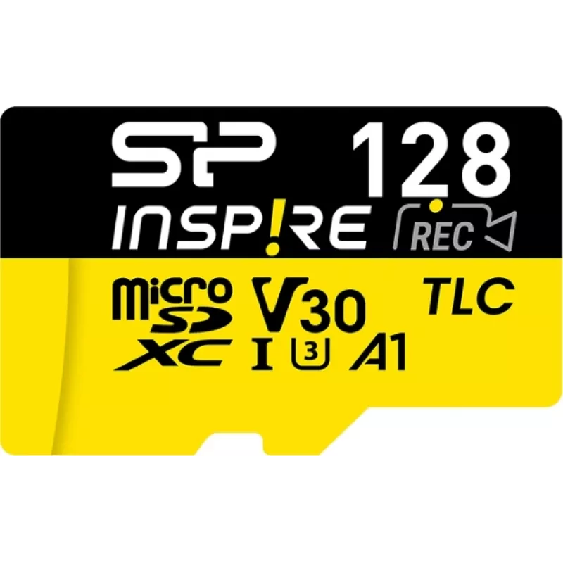 Флеш карта microSDXC 128GB Silicon Power SP128GBSTXLA2V1N Inspire V30 A2 w/o adapter