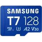 Флеш карта microSDXC 128GB Samsung MB-MB128T T7 V30 A2 w/o adapter
