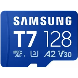 Флеш карта microSDXC 128GB Samsung MB-MB128T T7 V30 A2 w/o adapter