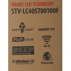 Телевизор LED Supra 40" STV-LC40ST00100F черный FULL HD 60Hz DVB-T DVB-T2 DVB-C USB WiFi Smart TV (RUS)
