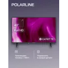 Телевизор LED PolarLine 43" 43PL51STC-SM черный FULL HD 60Hz DVB-T DVB-T2 DVB-C DVB-S2 USB WiFi Smart TV (RUS)