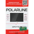 Телевизор LED PolarLine 43" 43PU11TC-SM черный 4K Ultra HD 60Hz DVB-T DVB-T2 DVB-C DVB-S DVB-S2 USB WiFi Smart TV (RUS)