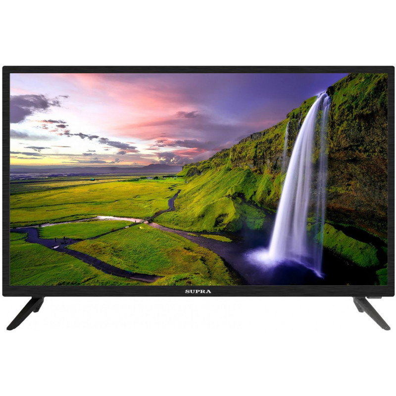 Телевизор LED Supra 40" STV-LC40ST0045F черный FULL HD 50Hz DVB-T DVB-T2 DVB-C WiFi Smart TV (RUS)