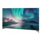Телевизор QLED Hyundai 55" H-LED55QBU7500 Android TV Frameless черный/серебристый 4K Ultra HD 60Hz DVB-T DVB-T2 DVB-C DVB-S DVB-S2 USB WiFi Smart TV
