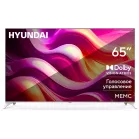 Телевизор QLED Hyundai 65" H-LED65QBU7500 Android TV Frameless черный/серебристый 4K Ultra HD 60Hz DVB-T DVB-T2 DVB-C DVB-S DVB-S2 USB WiFi Smart TV
