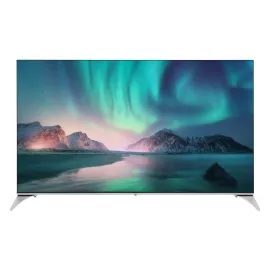 Телевизор QLED Hyundai 65" H-LED65QBU7500 Android TV Frameless черный/серебристый 4K Ultra HD 60Hz DVB-T DVB-T2 DVB-C DVB-S DVB-S2 USB WiFi Smart TV