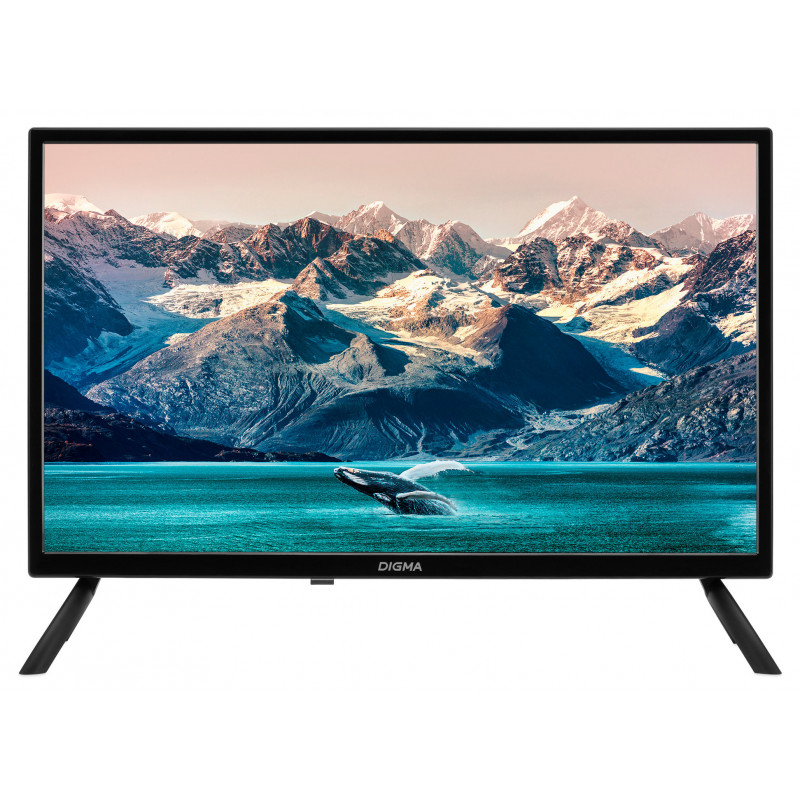 Телевизор LED Digma 24" DM-LED24MBB21 черный HD 60Hz DVB-T DVB-T2 DVB-C DVB-S DVB-S2 USB