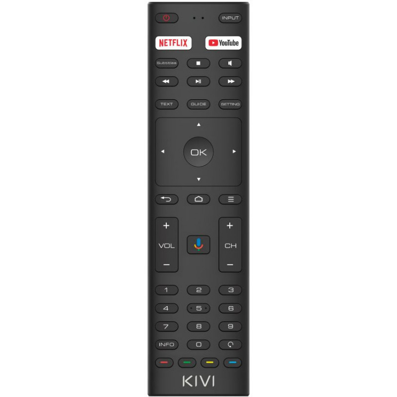 Телевизор LED Kivi 43" 43U740NB черный 4K Ultra HD 60Hz DVB-T2 DVB-C WiFi Smart TV