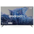 Телевизор LED Kivi 55" 55U740NB Android TV черный 4K Ultra HD 60Hz DVB-T DVB-T2 DVB-C USB WiFi Smart TV