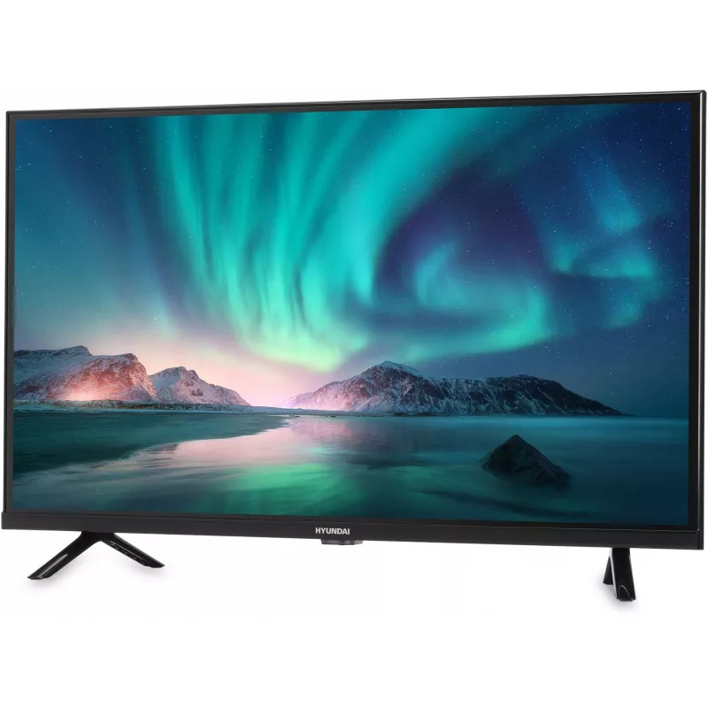Телевизор LED Hyundai 32" H-LED32BS5002 Android TV Frameless черный HD 60Hz DVB-T2 DVB-C DVB-S DVB-S2 USB WiFi Smart TV