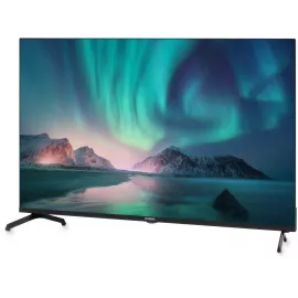 Телевизор LED Hyundai 43" H-LED43BU7006 Android TV Frameless Metal черный 4K Ultra HD 60Hz DVB-T DVB-T2 DVB-C DVB-S DVB-S2 USB WiFi Smart TV