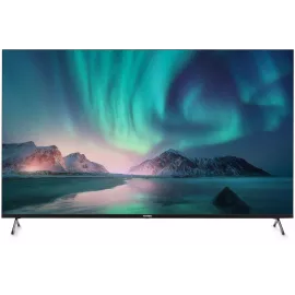 Телевизор LED Hyundai 55" H-LED55BU7006 Android TV Frameless Metal черный 4K Ultra HD 60Hz DVB-T DVB-T2 DVB-C DVB-S DVB-S2 USB WiFi Smart TV