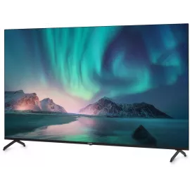 Телевизор LED Hyundai 65" H-LED65BU7006 Android TV Frameless Metal черный/серебристый 4K Ultra HD 60Hz DVB-T DVB-T2 DVB-C DVB-S DVB-S2 USB WiFi Smart TV
