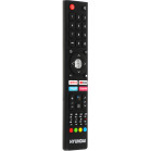 Телевизор QLED Hyundai 75" H-LED75QBU7500 Android TV Frameless черный/серебристый 4K Ultra HD 60Hz DVB-T DVB-T2 DVB-C DVB-S DVB-S2 USB WiFi Smart TV