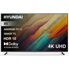 Телевизор LED Hyundai 85" H-LED85BU7007 Android TV Metal черный/черный 4K Ultra HD 60Hz DVB-T DVB-T2 DVB-C DVB-S DVB-S2 USB WiFi Smart TV
