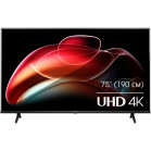 Телевизор LED Hisense 75" 75A6K черный 4K Ultra HD 60Hz DVB-T DVB-T2 DVB-C DVB-S DVB-S2 USB WiFi Smart TV
