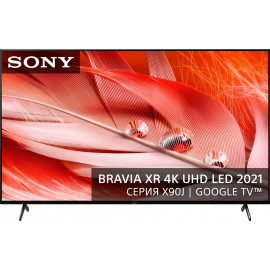 Телевизор LED Sony 75" XR-75X90J BRAVIA черный 4K Ultra HD 100Hz DVB-T DVB-T2 DVB-C DVB-S DVB-S2 USB WiFi Smart TV