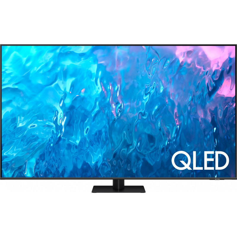Телевизор QLED Samsung 75" QE75Q70CAUXRU Series 7 серый/черный 4K Ultra HD 100Hz DVB-T DVB-T2 DVB-C DVB-S DVB-S2 USB WiFi Smart TV