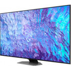 Телевизор QLED Samsung 75" QE75Q80CAUXCE Series 8 серебристый 4K Ultra HD 100Hz DVB-T2 DVB-C DVB-S2 USB WiFi Smart TV