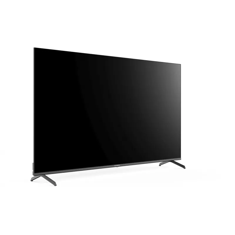 Телевизор LED Hyundai 65" H-LED65BU7009 Android TV Frameless Metal черный/черный 4K Ultra HD 60Hz DVB-T DVB-T2 DVB-C DVB-S DVB-S2 USB WiFi Smart TV