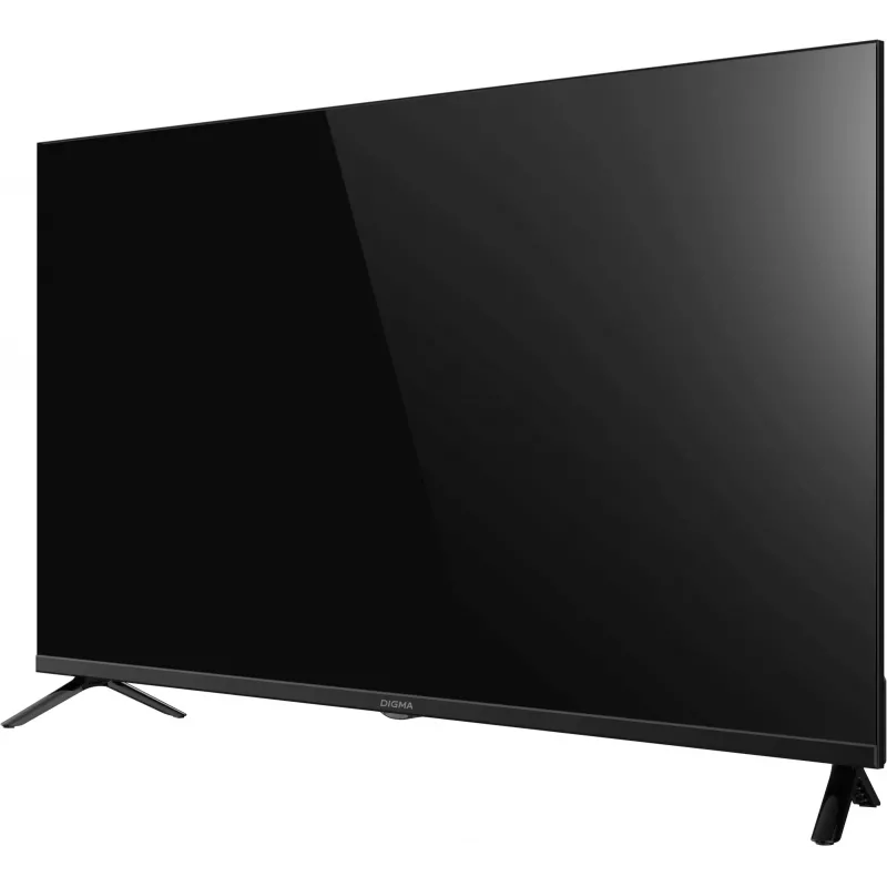Телевизор LED Digma 40" DM-LED40SBB36 Салют ТВ Frameless Metal черный FULL HD 60Hz DVB-T DVB-T2 DVB-C DVB-S DVB-S2 USB WiFi Smart TV