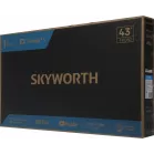Телевизор LED Skyworth 43" 43G66G Google TV Frameless черный/серый 4K Ultra HD 60Hz DVB-T DVB-T2 DVB-C DVB-S DVB-S2 USB WiFi Smart TV