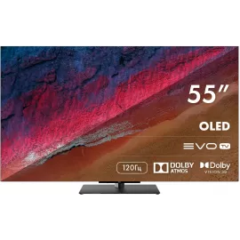 Телевизор OLED Haier 55" S9 Pro Frameless черный 4K Ultra HD 120Hz DVB-T DVB-T2 DVB-C DVB-S2 USB WiFi Smart TV