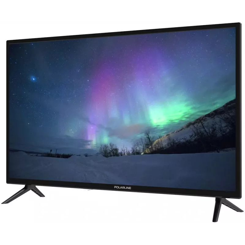 Телевизор LED PolarLine 32" 32PL55TC-SM черный/серебристый HD 60Hz DVB-T DVB-T2 DVB-C USB WiFi Smart TV (RUS)