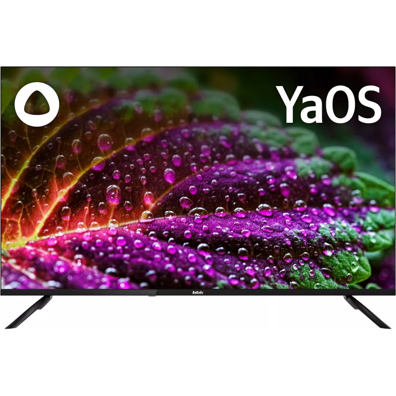 Телевизор LED BBK 43" 43LEX-8257/UTS2C (B) Яндекс.ТВ Frameless черный/черный 4K Ultra HD 60Hz DVB-T2 DVB-C DVB-S2 USB WiFi Smart TV (RUS)