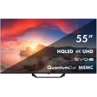 Телевизор QLED Haier 55" Smart TV S2 Pro Frameless черный 4K Ultra HD 60Hz DVB-T DVB-T2 DVB-C DVB-S DVB-S2 USB WiFi Smart TV (RUS)