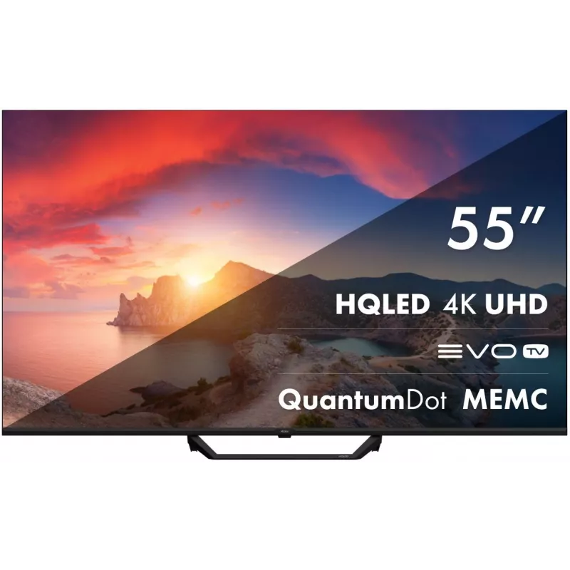 Телевизор QLED Haier 55" Smart TV S2 Pro Frameless черный 4K Ultra HD 60Hz DVB-T DVB-T2 DVB-C DVB-S DVB-S2 USB WiFi Smart TV (RUS)