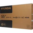 Телевизор LED Hyundai 55" H-LED55BU7012 YaOS Frameless черный/черный 4K Ultra HD 60Hz DVB-T DVB-T2 DVB-C DVB-S DVB-S2 USB WiFi Smart TV