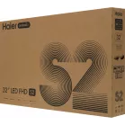 Телевизор LED Haier 32" LED S2 Frameless черный FULL HD 60Hz DVB-T DVB-T2 DVB-C DVB-S DVB-S2 USB WiFi Smart TV (RUS)