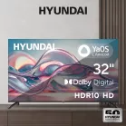 Телевизор LED Hyundai 32" H-LED32BS5012 YaOS Frameless черный HD 60Hz DVB-T DVB-T2 DVB-C DVB-S DVB-S2 USB WiFi Smart TV