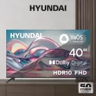 Телевизор LED Hyundai 40" H-LED40BS5012 YaOS Frameless черный FULL HD 60Hz DVB-T DVB-T2 DVB-C DVB-S DVB-S2 USB WiFi Smart TV