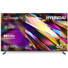 Телевизор LED Hyundai 65" H-LED65BU7011 Google TV Frameless Metal черный 4K Ultra HD 60Hz MEMC DVB-T DVB-T2 DVB-C DVB-S DVB-S2 USB WiFi Smart TV