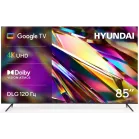 Телевизор LED Hyundai 85" H-LED85BU7011 Google TV черный 4K Ultra HD 60Hz MEMC DVB-T DVB-T2 DVB-C DVB-S DVB-S2 USB WiFi Smart TV