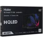 Телевизор QLED Haier 65" Smart TV S6 Frameless серый 4K Ultra HD 144Hz MEMC DVB-T DVB-T2 DVB-C DVB-S DVB-S2 USB WiFi Smart TV