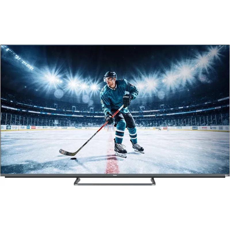 Телевизор LED Haier 55" 55 MiniLED M4 Frameless серебристый 4K Ultra HD 60Hz MEMC DVB-T DVB-T2 DVB-C DVB-S2 USB WiFi Smart TV