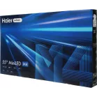 Телевизор LED Haier 55" 55 MiniLED M4 Frameless серебристый 4K Ultra HD 60Hz MEMC DVB-T DVB-T2 DVB-C DVB-S2 USB WiFi Smart TV