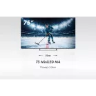 Телевизор LED Haier 75" 75 MiniLED M4 Frameless серебристый 4K Ultra HD 60Hz MEMC DVB-T DVB-T2 DVB-C DVB-S2 USB WiFi Smart TV